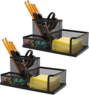 Steel Mesh Desk Pen Pencil Organiser Cup Holder Office School Supplier Hot AaGVx 